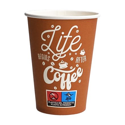 Papírpohár 250 ml Life Is Coffee